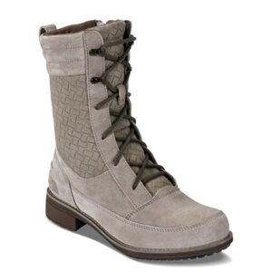The North Face Women’s Bridgeton Lace MM Grey Waterproof Insulated Boot-Size 7.5
